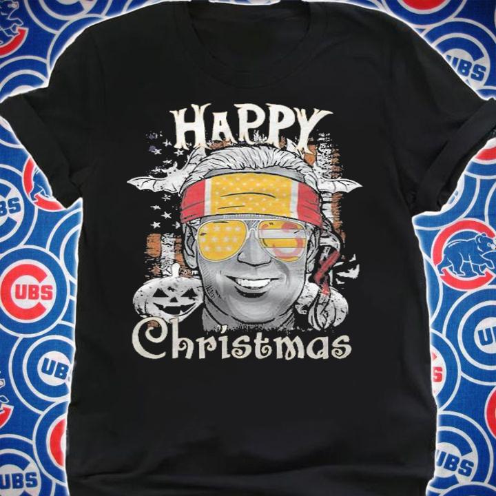 Anti President happy Christmas Joe Biden Vintage Anti Joe Biden Happy Christmas HalloweenT-Shirt t-shirt