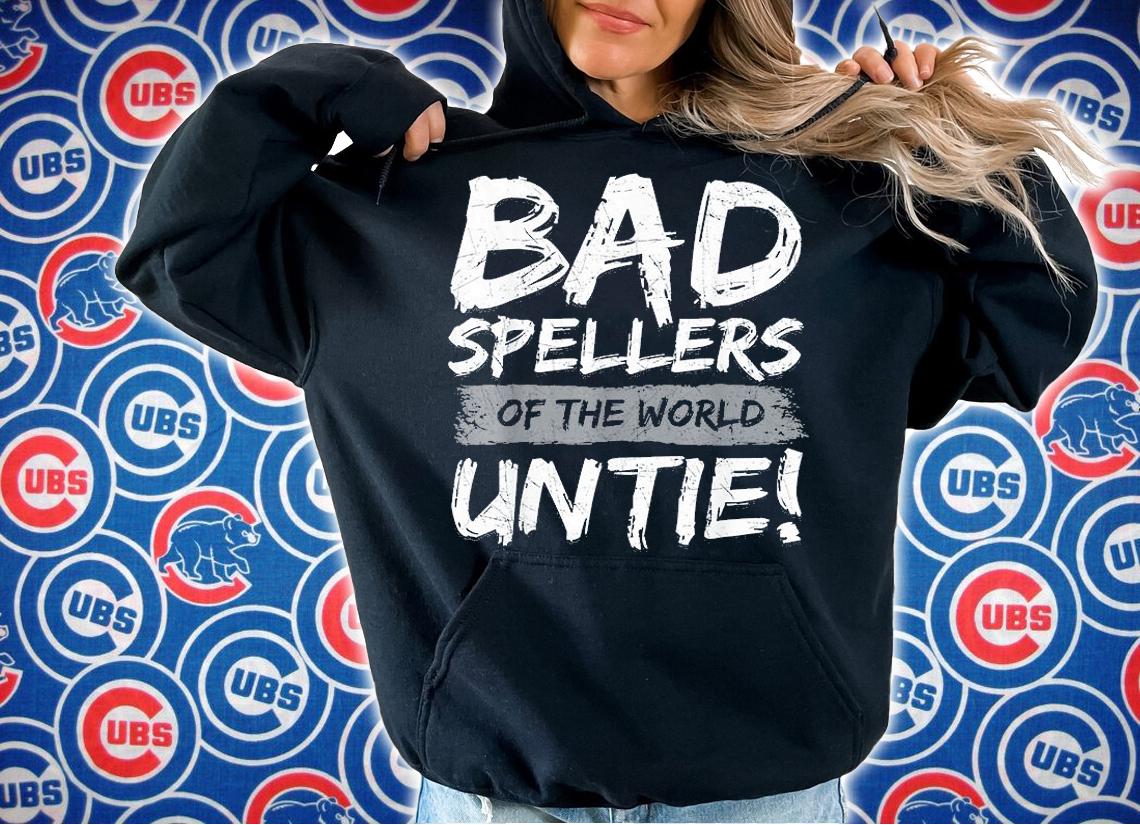 Bad Spellers Of The World Untie Dyslexia Ribbon T-Shirt t-shirt hoodie