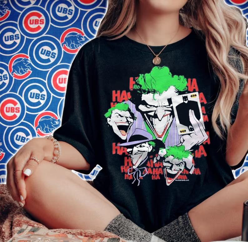 Batman The Joker Four Of A Kind Pullover T-shirt t-shirt woman shirt