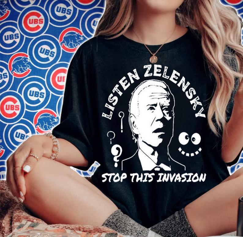 Biden Addresses Zelensky Funny Joe Biden T-Shirt t-shirt woman shirt