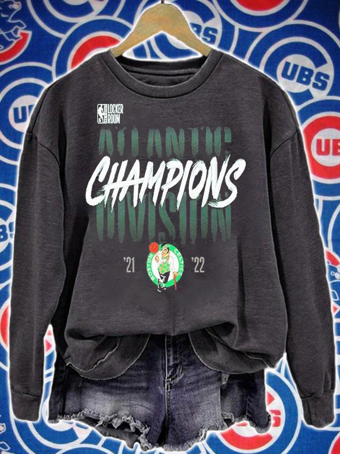 Boston Celtics 2022 Atlantic Division Champions T-Shirt t-shirt sweatshirt