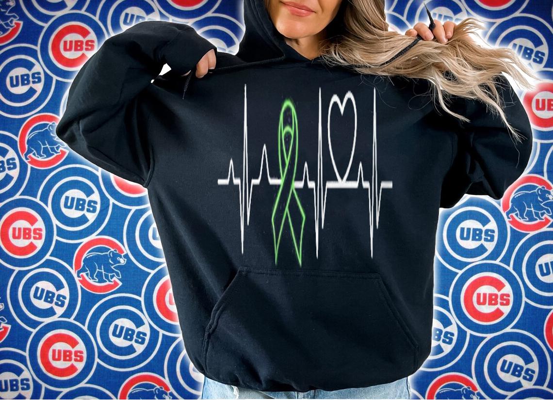 Brain Injury Heartbeat  Brain Injury Awareness Shirt t-shirt hoodie