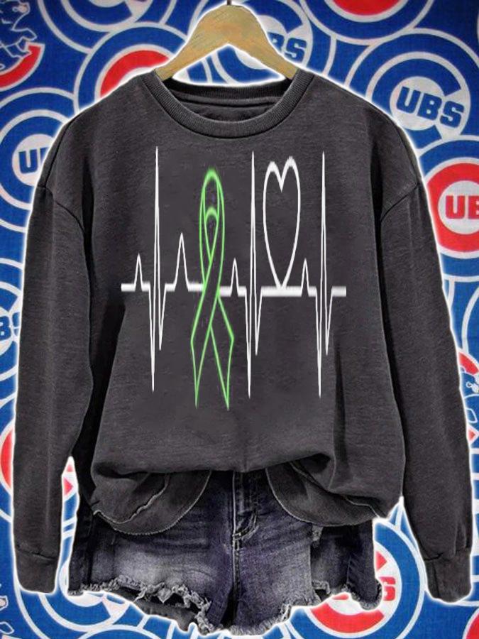 Brain Injury Heartbeat  Brain Injury Awareness Shirt t-shirt sweatshirt