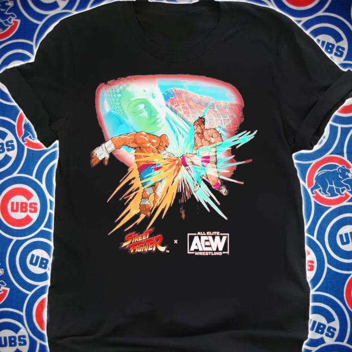 Bryan Danielson Vs. Sagat Street Fighter X AEW Shirt t-shirt shirt