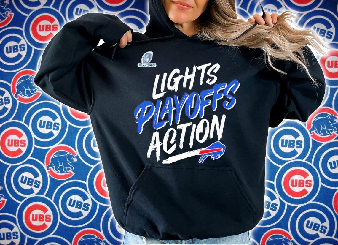 Buffalo Bills NFL Playoffs Bound Lights Action 2021 Shirt t-shirt hoodie