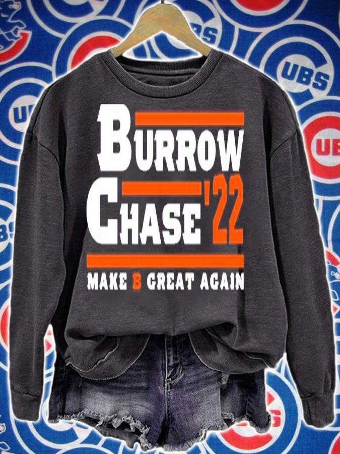 Burrow Chase '22 Make B Great Again Shirt t-shirt