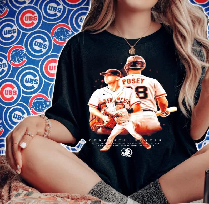 Buster Posey San Francisco Giants Baseball Congrats Buster Shirt t-shirt woman shirt