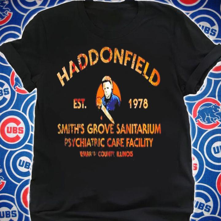 Haddonfield smith's grove sanitarium psychiatric care facility shirt t-shirt shirt