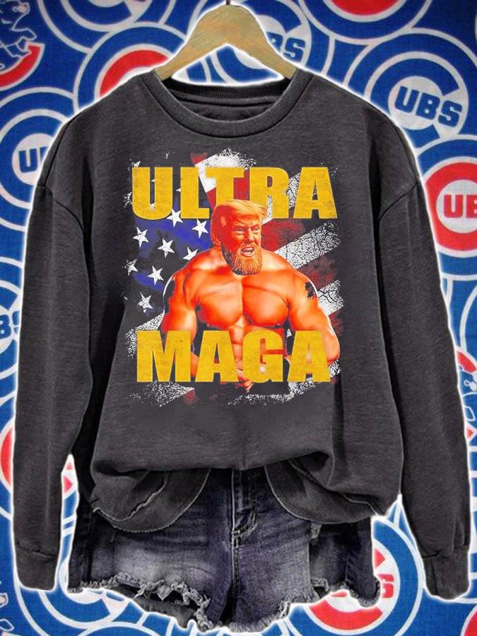 Pro-Trump Trump Muscle Ultra Maga American Muscle T-Shirt t-shirt sweatshirt