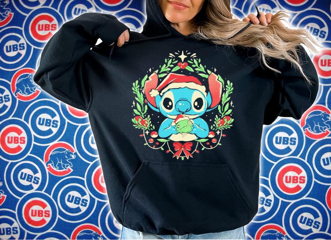 Stitch Christmas Cute Alien Cartoon Xmas Shirt t-shirt hoodie