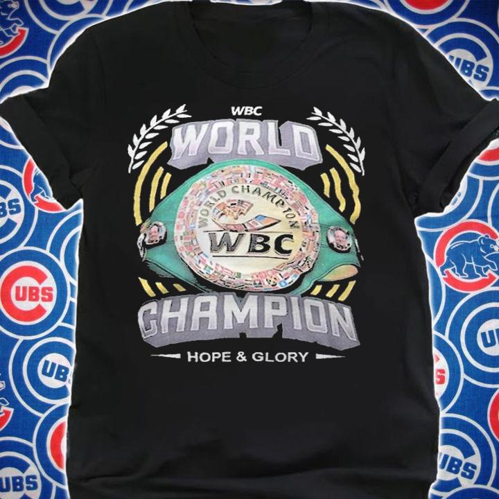 Tyson Fury Wbc World Champion Hope and Glory T-shirt t-shirt shirt