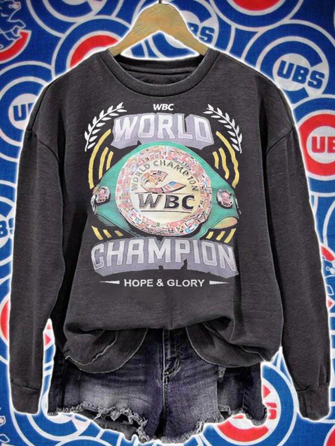 Tyson Fury Wbc World Champion Hope and Glory T-shirt t-shirt sweatshirt