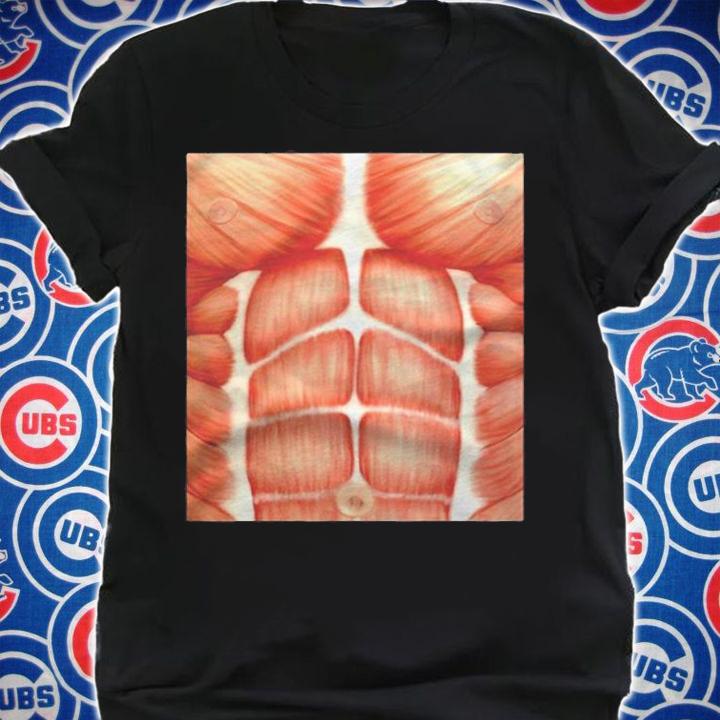 Chest Six Pack Abs Muscles Anatomy Costume Halloween Shirt t-shirt shirt