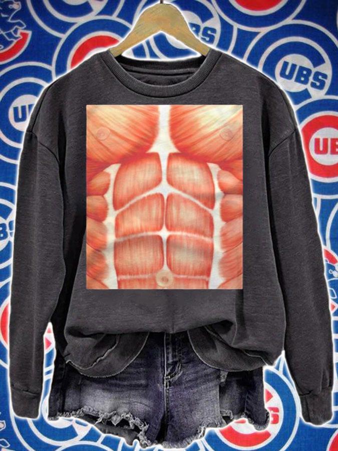 Chest Six Pack Abs Muscles Anatomy Costume Halloween Shirt t-shirt sweatshirt