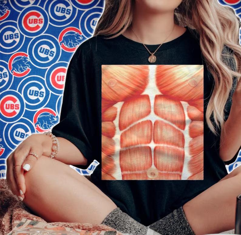 Chest Six Pack Abs Muscles Anatomy Costume Halloween Shirt t-shirt woman shirt