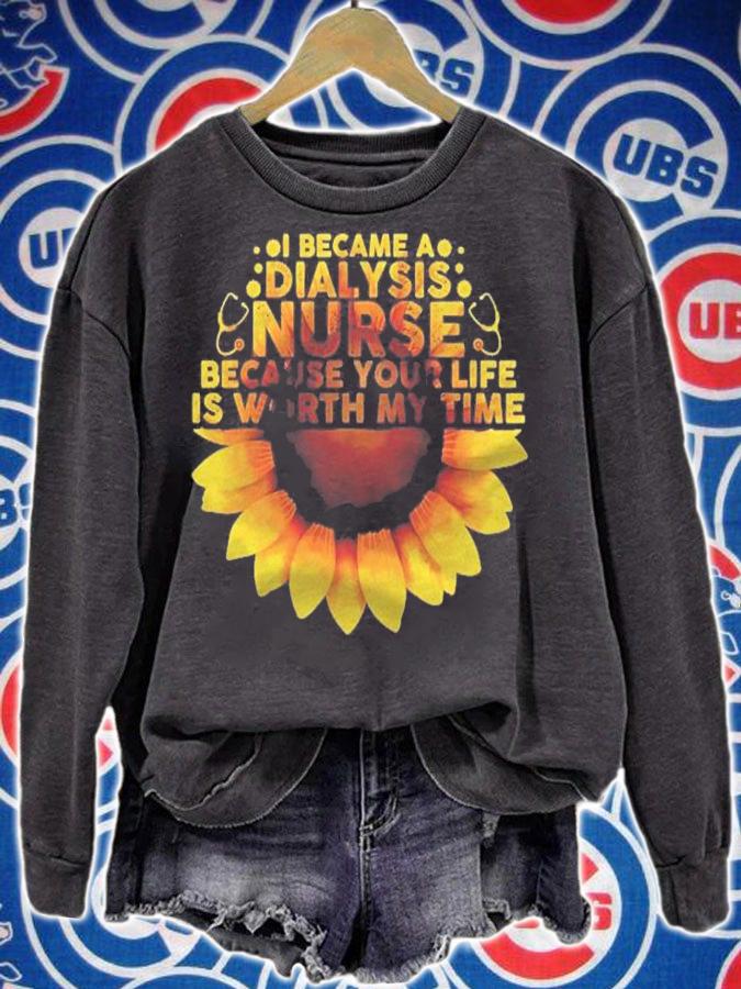 Cute Dialysis Nurse Art For Men Women Dialysis Nursing Lover Shirt t-shirt sweatshirt
