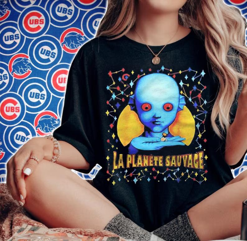 Fantastic Planet 70s cult movie T-shirt t-shirt woman shirt