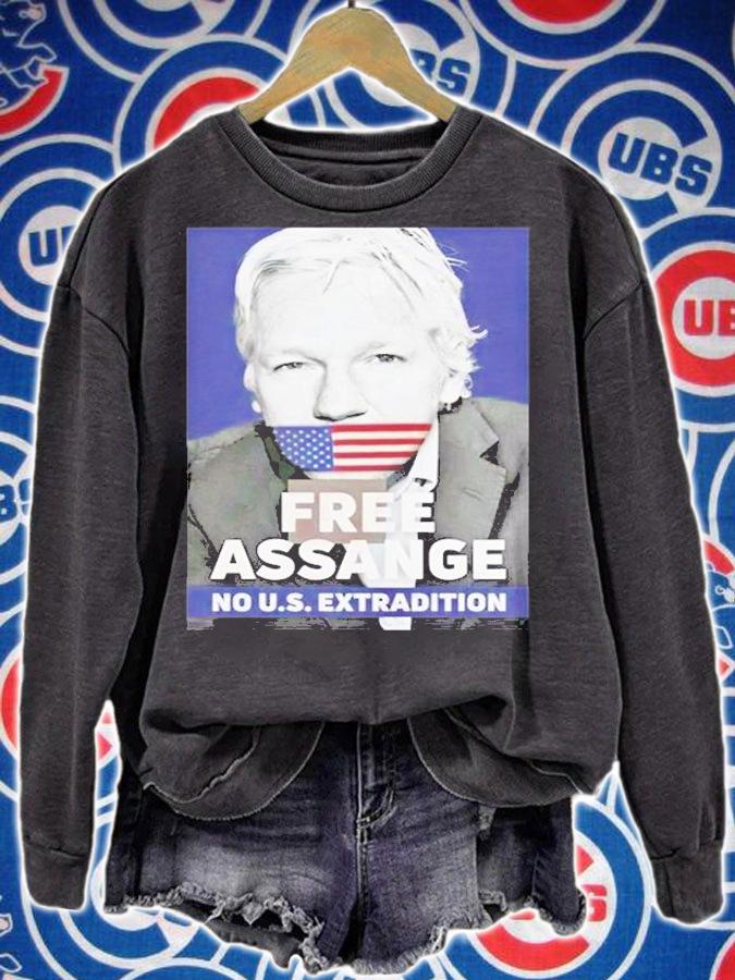 Free Assange No Us Extradition T-Shirt t-shirt sweatshirt