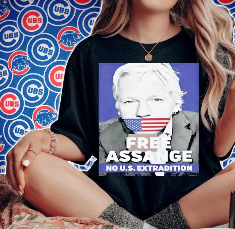 Free Assange No Us Extradition T-Shirt t-shirt woman shirt