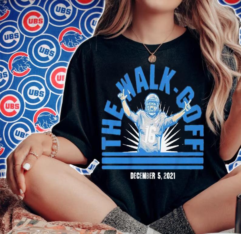 Jared Goff The Walk-goff December 5 2021 Shirt t-shirt woman shirt