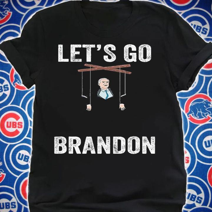 Lets Go Brandon Funny Biden Puppet USA Flag Conservative T-Shirt t-shirt shirt