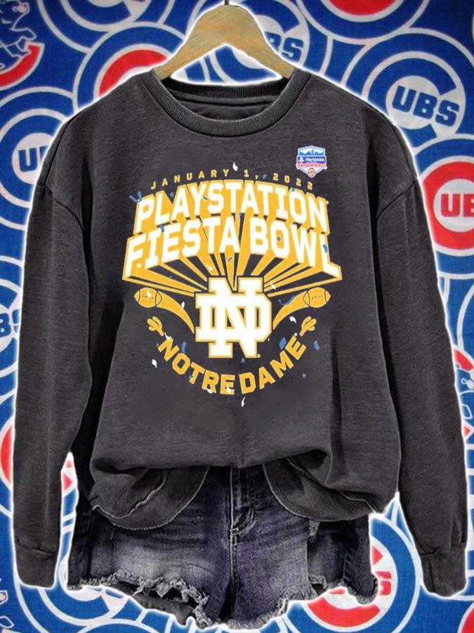 Notre Dame Fighting Irish 2022 Playstation Fiesta Bowl Bound Whistle Shirt t-shirt sweatshirt