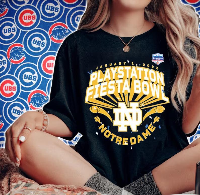 Notre Dame Fighting Irish 2022 Playstation Fiesta Bowl Bound Whistle Shirt t-shirt woman shirt