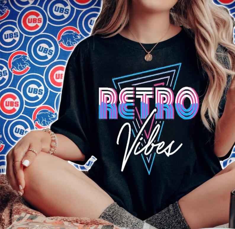Retro Vibes Logo T-Shirt t-shirt woman shirt