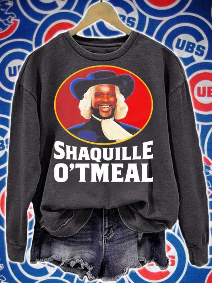 Shaquille Oatmeal Oneal Parody Funny Oats Gifts T-Shirt t-shirt sweatshirt