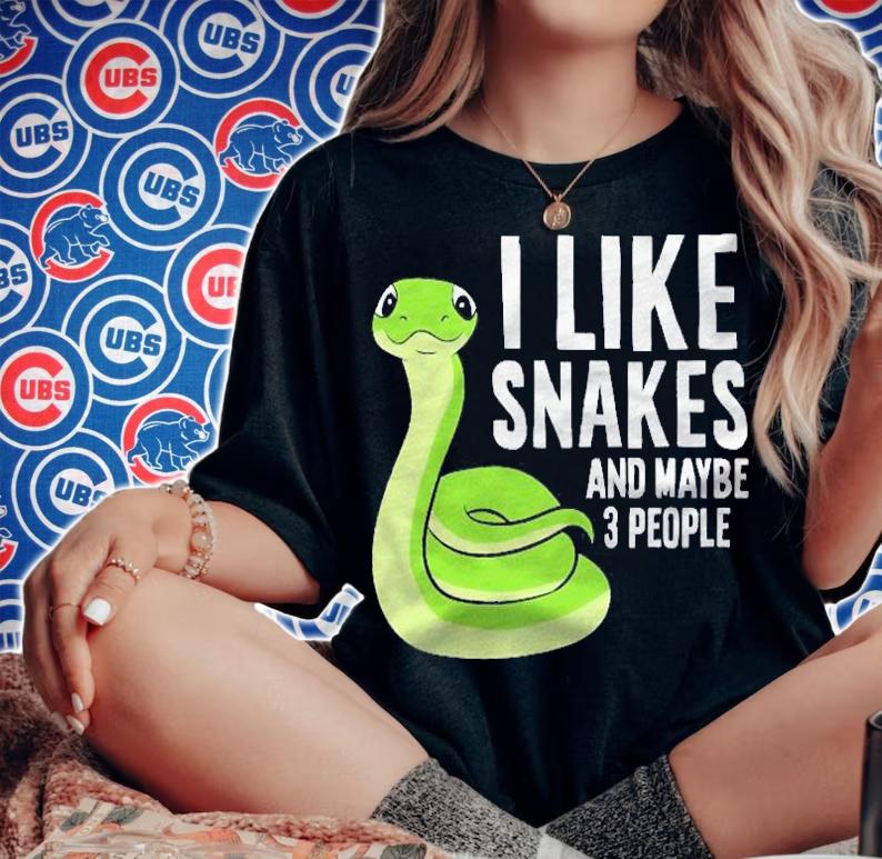 Snake Owner Pet Snake I Like Snakes And Maybe 3 People Shirt t-shirt woman shirt