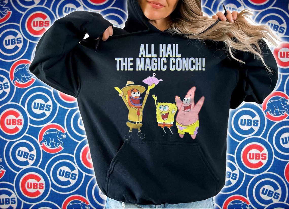 Spongebob Squarepants  All Hail The Magic Conch! Shirt t-shirt hoodie