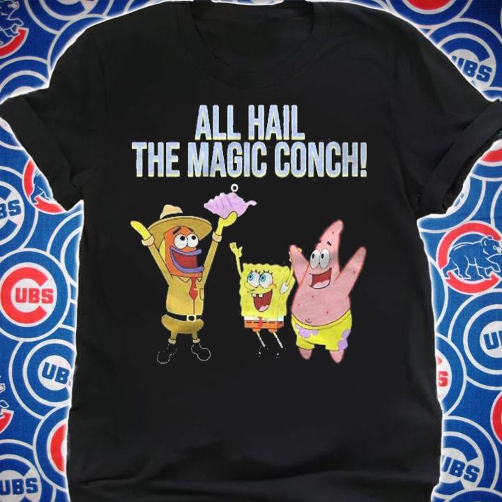 Spongebob Squarepants  All Hail The Magic Conch! Shirt t-shirt shirt