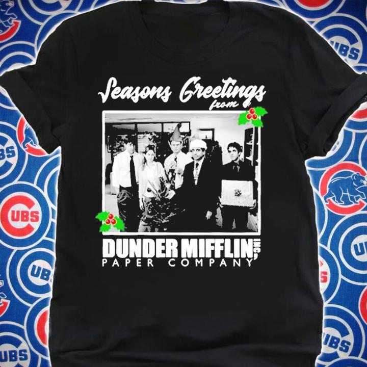 The Office Seasons Greetings Group Photo T-Shirt t-shirt
