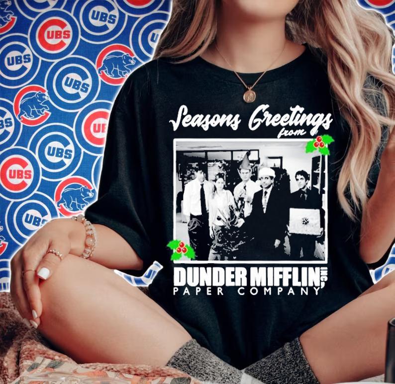 The Office Seasons Greetings Group Photo T-Shirt t-shirt