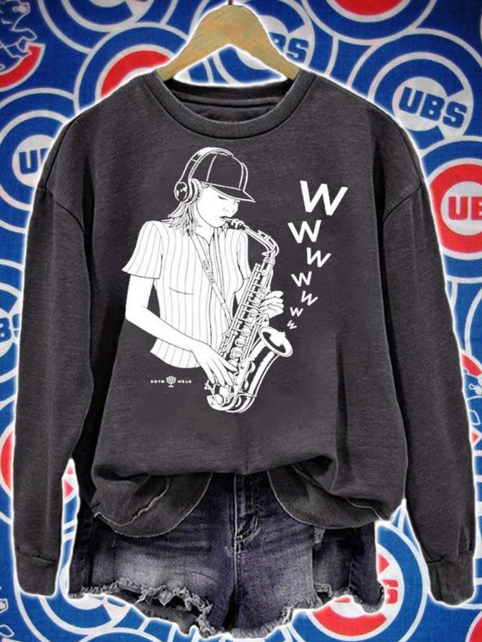 The Sax Lady Frankie X Rotowear Shirt t-shirt sweatshirt