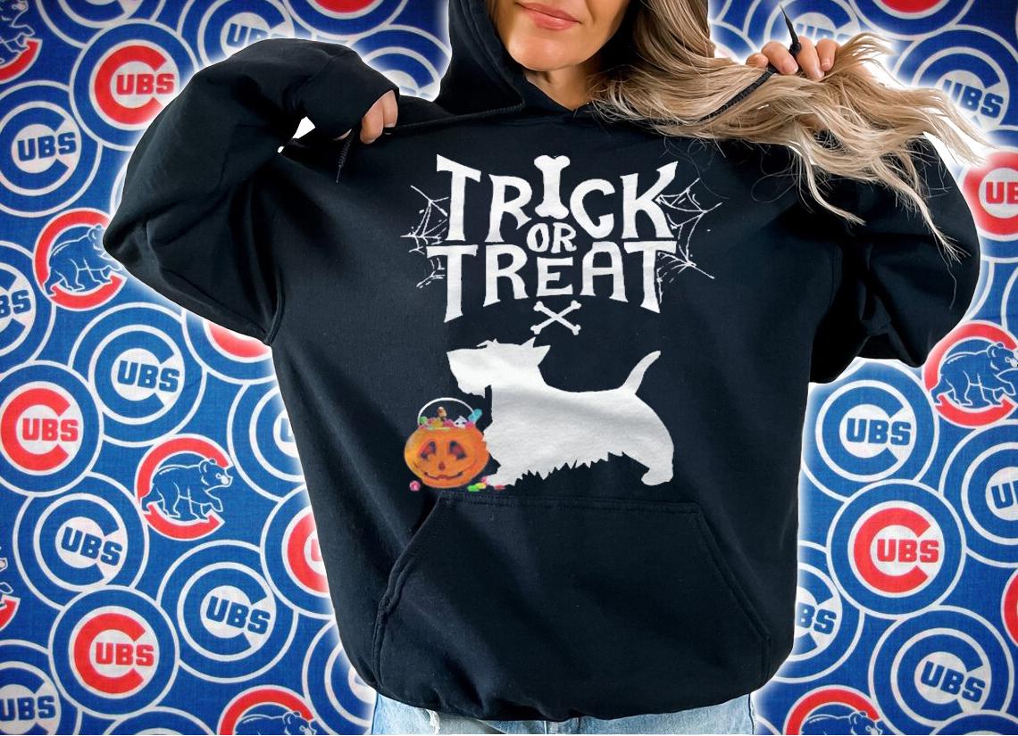 Trick Or Treat Scottie Scottish Terrier Halloween Dog Shirt t-shirt hoodie