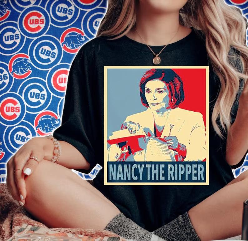 Nancy Pelosi Ripper Trump Speech Essential Poster Vintage T-Shirt t-shirt woman shirt