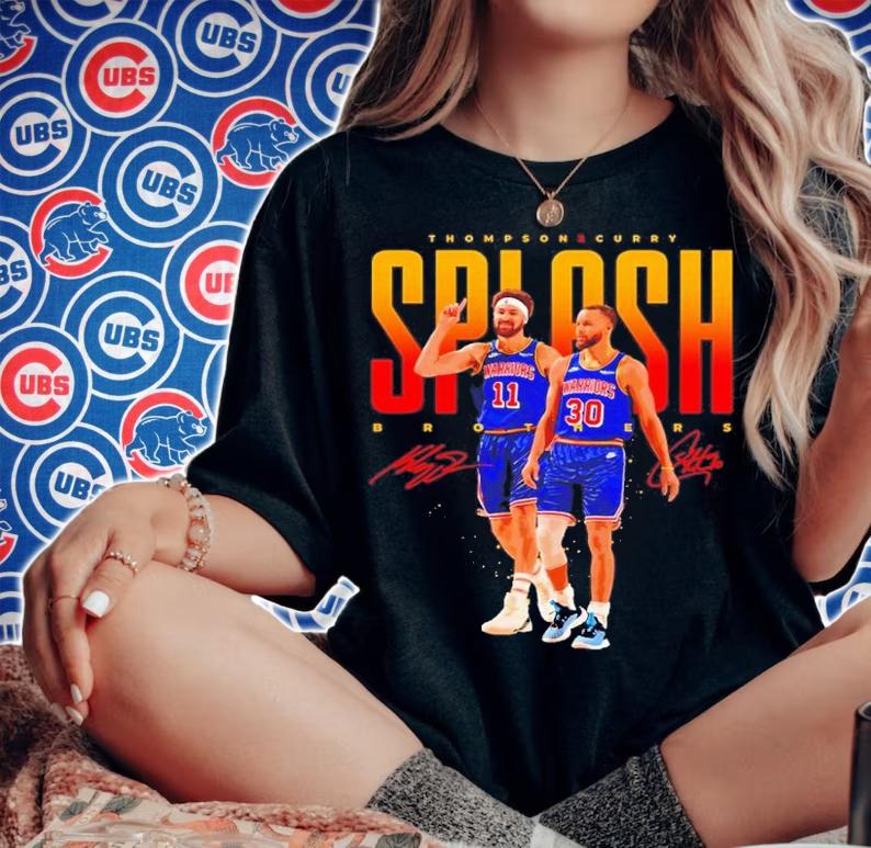 Steph Curry Klay Thompson Basketball Signatures Shirt t-shirt