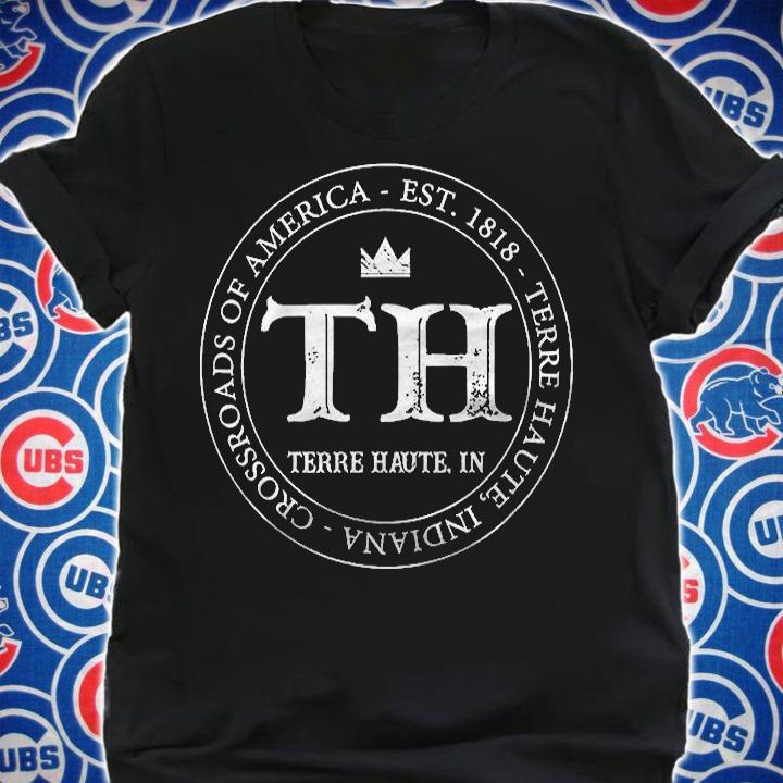 Terre Haute In Indiana Logo Patch Badge Shirt t-shirt shirt