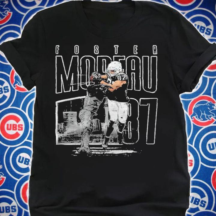 Foster Moreau Helmet Catch Las Vegas Football Shirt t-shirt