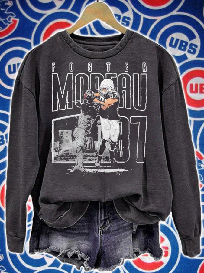 Foster Moreau Helmet Catch Las Vegas Football Shirt t-shirt