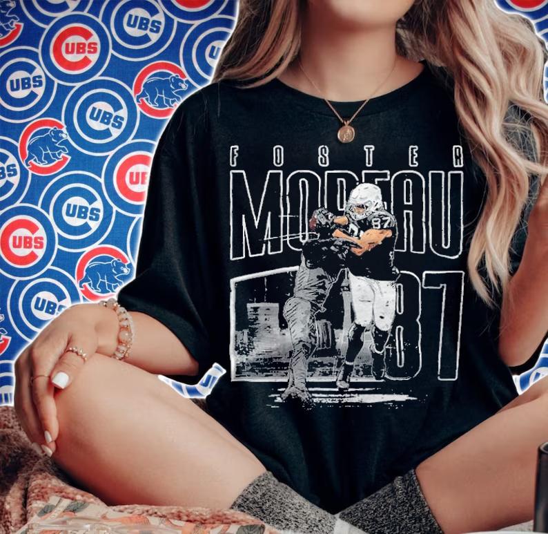 Foster Moreau Helmet Catch Las Vegas Football Shirt t-shirt