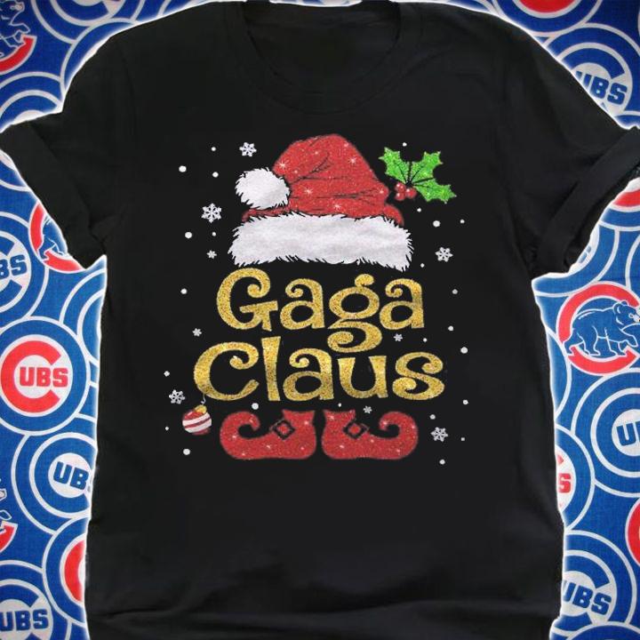 Gaga Claus Funny Santa Christmas Pajama Family Matching Shirt t-shirt shirt