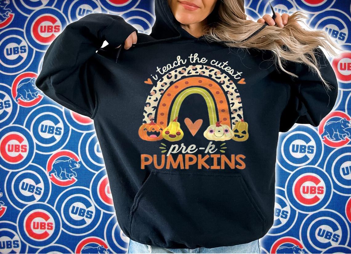 I Teach The Cutest Pre-K Pumpkin Halloween Preschool Teacher Shirt t-shirt hoodie