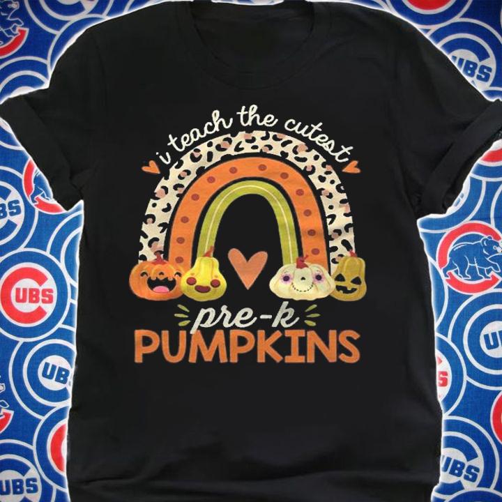 I Teach The Cutest Pre-K Pumpkin Halloween Preschool Teacher Shirt t-shirt shirt