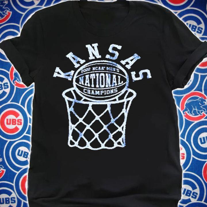 Kansas Jayhawks Original Retro Brand 2022 NCAA Men's Basketball National Champions T-Shirt t-shirt shirt