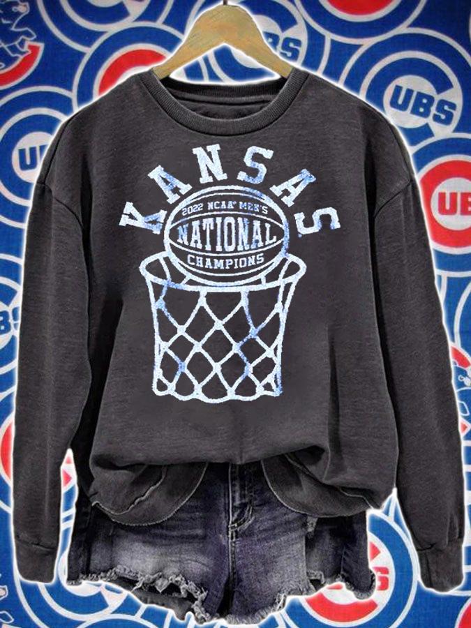 Kansas Jayhawks Original Retro Brand 2022 NCAA Men's Basketball National Champions T-Shirt t-shirt sweatshirt
