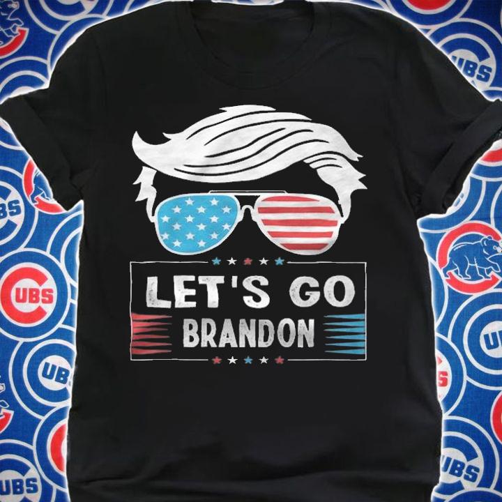 Let's Go Brandon Anti Joe Biden Funny Trump Hair Design T-Shirt t-shirt shirt