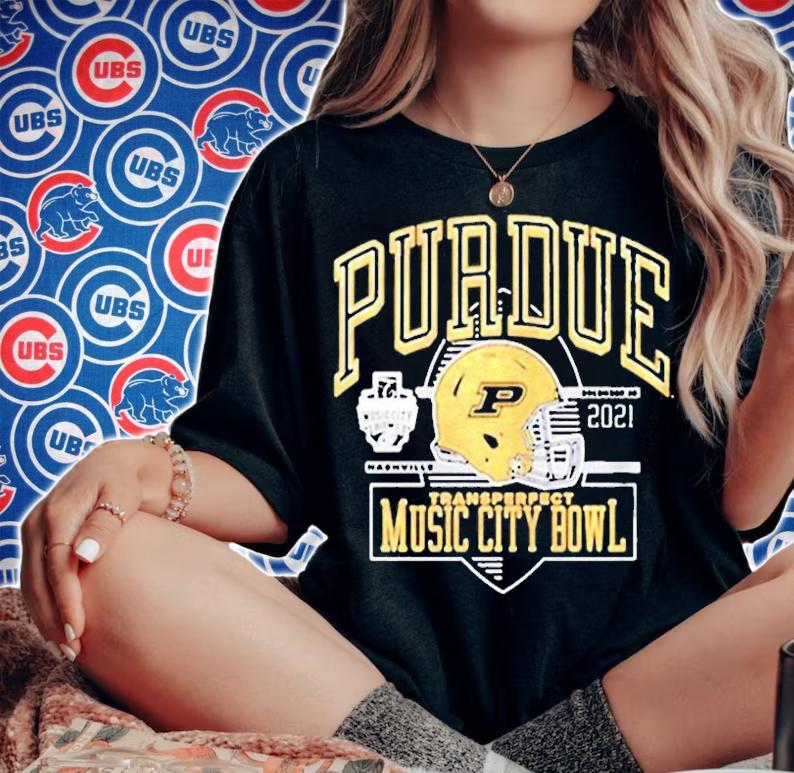 Purdue Boilermakers 2021 2022 Champions Music City Bowl Shirt t-shirt woman shirt