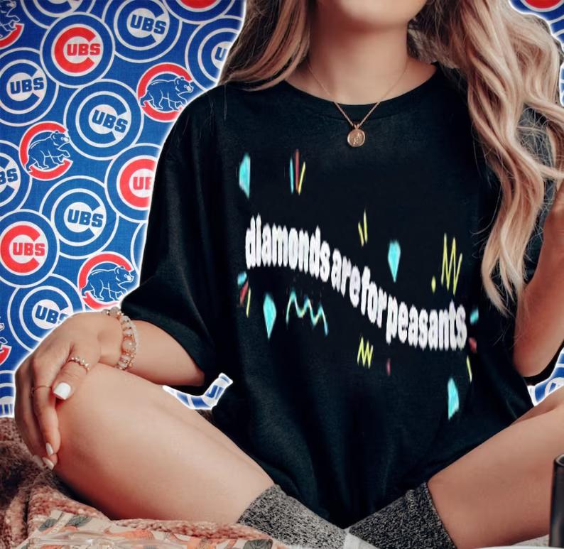 Diamonds are for peasants T-shirt t-shirt woman shirt